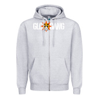 Heather Grey glo gang Zipper Hoodie - artisFamous