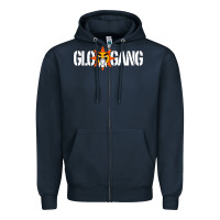 Navy glo gang Zipper Hoodie - artisFamous