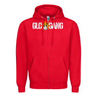 Red glo gang Zipper Hoodie - artisFamous