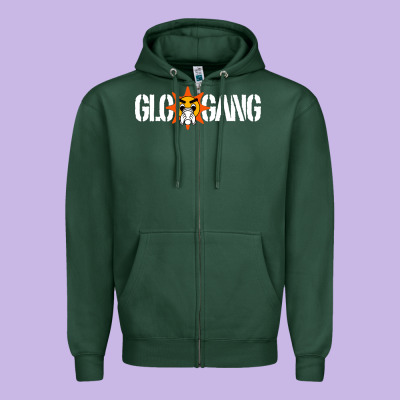Glo Gang Zipper Hoodie Designed By Artisfamous