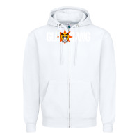 White glo gang Zipper Hoodie - artisFamous
