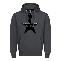 Smoke here comes the general rise up Zipper Hoodie - artisFamous