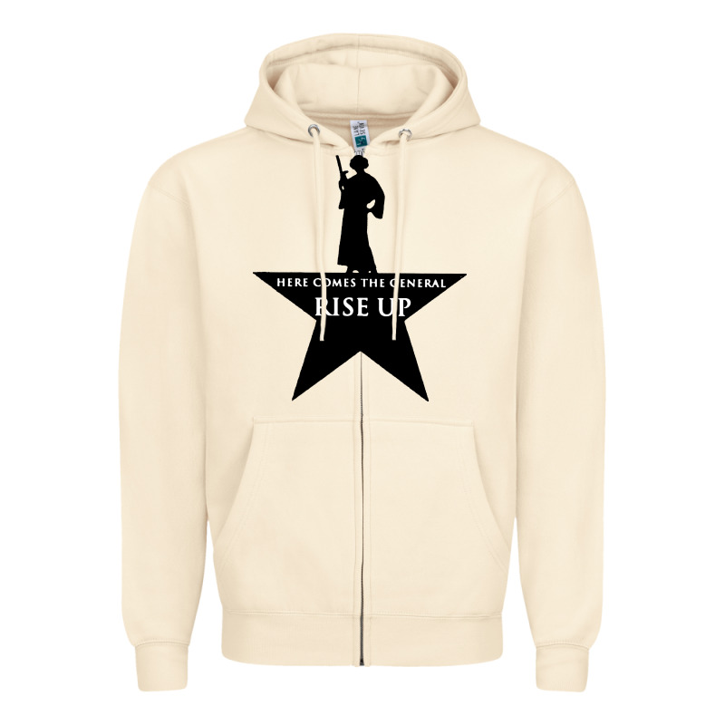 Here Comes The General Rise Up Zipper Hoodie by artisFamous | Teevron