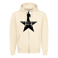 Sandshell here comes the general rise up Zipper Hoodie - artisFamous
