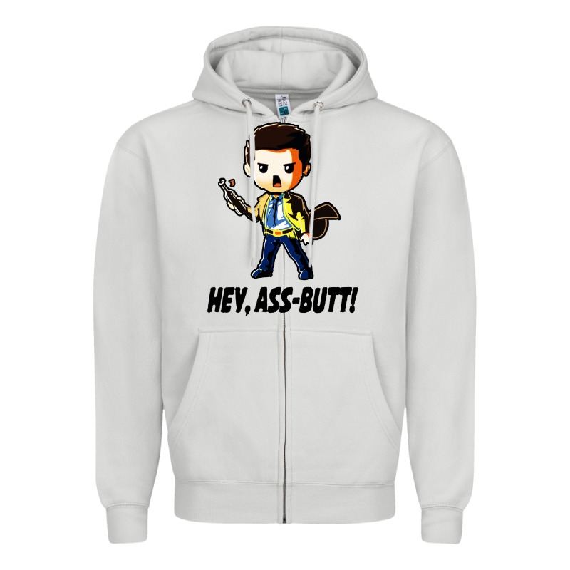 Hey, Ass Butt Zipper Hoodie by artisFamous | Teevron