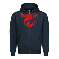 Navy Thunders Cats Zipper Hoodie - artisFamous