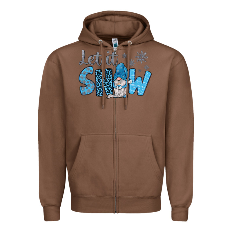 Let It Snow Zipper Hoodie by JahusDesignShop | Teevron