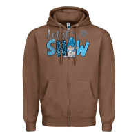 Chestnut let it snow Zipper Hoodie - JahusDesignShop