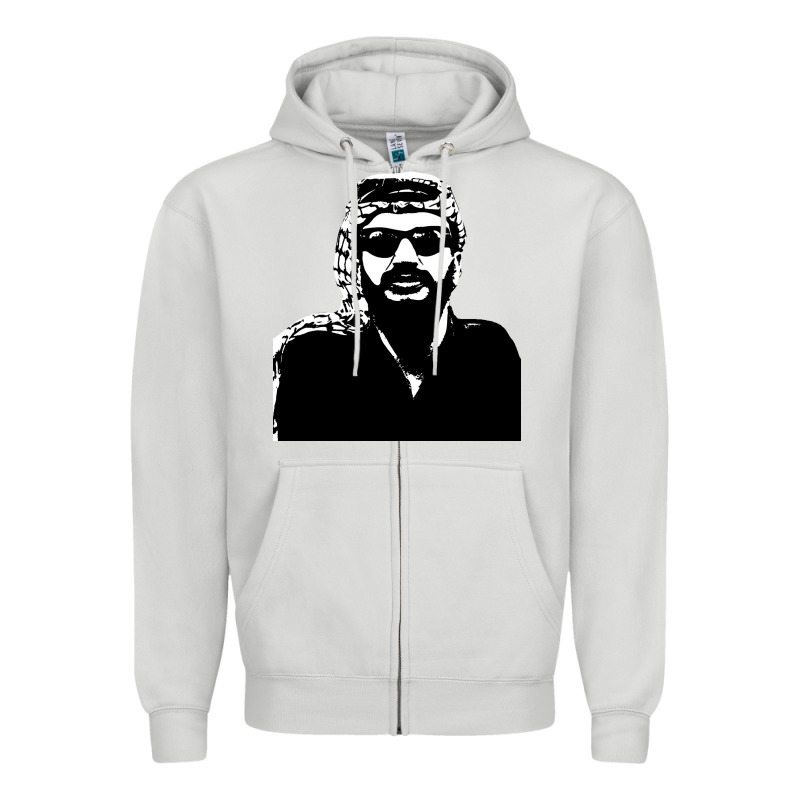 Yasser Arafat Zipper Hoodie by artisFamous | Teevron