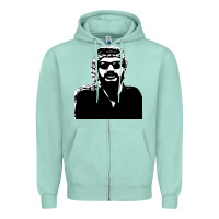 Seafoam yasser arafat Zipper Hoodie - artisFamous