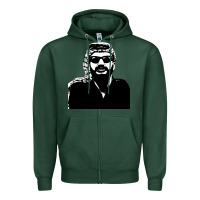 Sports Green yasser arafat Zipper Hoodie - artisFamous