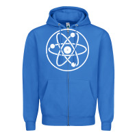 True Royal Atomic Atom Symbol Zipper Hoodie - artisFamous