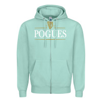 Seafoam The Pogues 1982 Zipper Hoodie - artisFamous