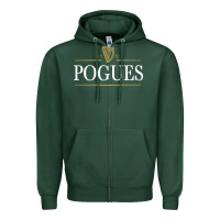 Sports Green The Pogues 1982 Zipper Hoodie - artisFamous