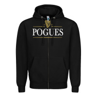 Black The Pogues 1982 Zipper Hoodie - artisFamous