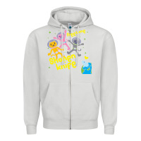 Dove Grey Shonen Knife Free Time Zipper Hoodie - artisFamous