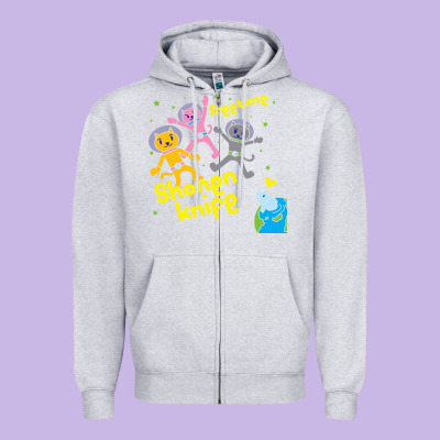 Shonen Knife Free Time Zipper Hoodie Designed By Artisfamous