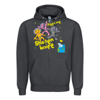Smoke Shonen Knife Free Time Zipper Hoodie - artisFamous