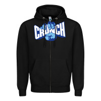 Black crunch Zipper Hoodie - artisFamous