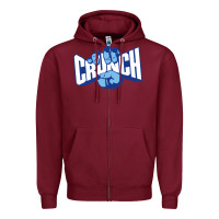 Burgundy crunch Zipper Hoodie - artisFamous