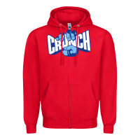 Red crunch Zipper Hoodie - artisFamous