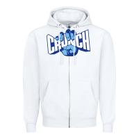White crunch Zipper Hoodie - artisFamous
