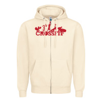 Sandshell crossfit gym Zipper Hoodie - artisFamous