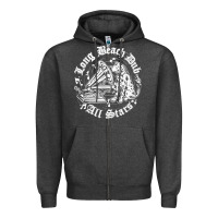 Charcoal Heather Long Beach Dub All STars Zipper Hoodie - artisFamous
