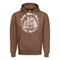 Chestnut Long Beach Dub All STars Zipper Hoodie - artisFamous