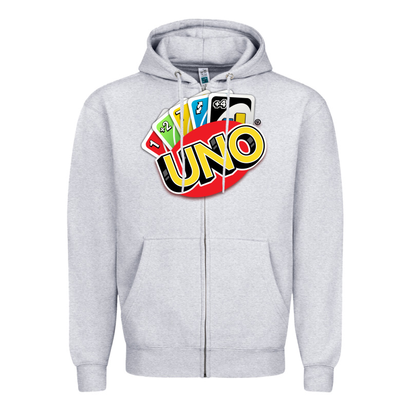 Uno Funny Game Zipper Hoodie by artisFamous | Teevron