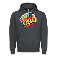 Smoke uno funny game Zipper Hoodie - artisFamous