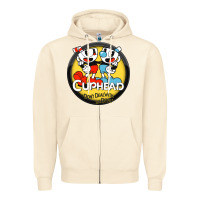 Sandshell Cuphead Zipper Hoodie - artisFamous