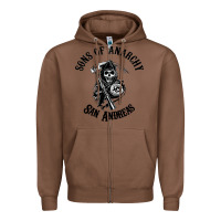 Chestnut sons of anarchy san andreas Zipper Hoodie - artisFamous