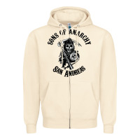Sandshell sons of anarchy san andreas Zipper Hoodie - artisFamous
