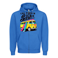 True Royal california super surf Zipper Hoodie - artisFamous