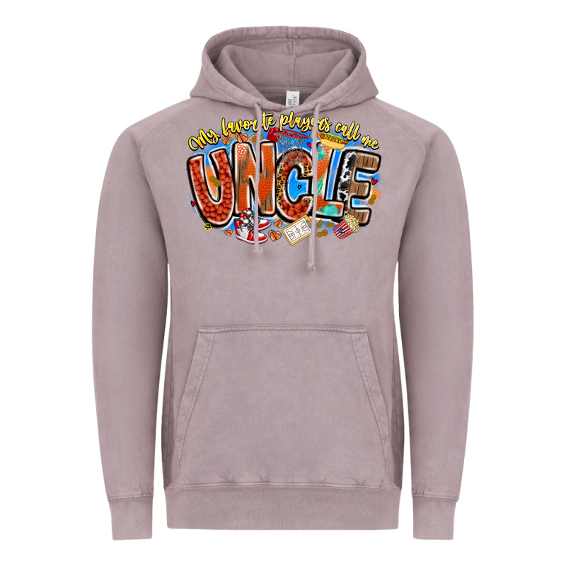 My Favorite Players Call Me Uncle Basketball Vintage Hoodie by CowhideDigitalArt | Teevron