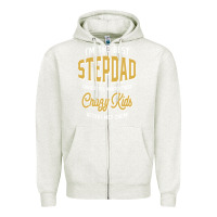 Oatmeal Heather I'm The Best Stepdad | Father's Day Zipper Hoodie - artisFamous