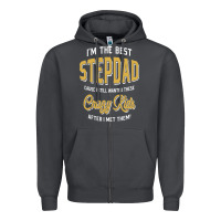 Smoke I'm The Best Stepdad | Father's Day Zipper Hoodie - artisFamous