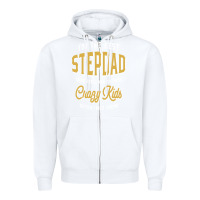 White I'm The Best Stepdad | Father's Day Zipper Hoodie - artisFamous