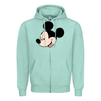 Seafoam micky mouse Zipper Hoodie - artisFamous