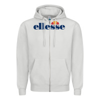 Dove Grey Ellesse Zipper Hoodie - artisFamous