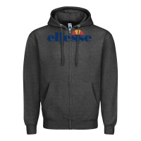 Charcoal Heather Ellesse Zipper Hoodie - artisFamous