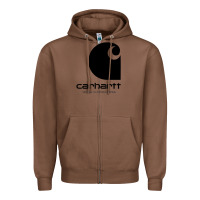 Chestnut Carhartt Zipper Hoodie - artisFamous