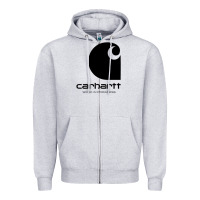 Heather Grey Carhartt Zipper Hoodie - artisFamous