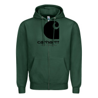 Sports Green Carhartt Zipper Hoodie - artisFamous