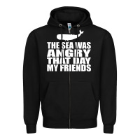 Seinfeld   The Sea Was Angry That Day My Friends Zipper Hoodie | Teevron