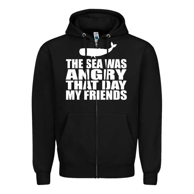 Seinfeld   The Sea Was Angry That Day My Friends Zipper Hoodie by artisFamous | Teevron