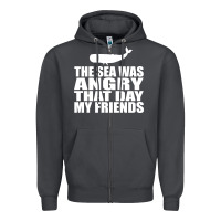 Smoke seinfeld   the sea was angry that day my friends Zipper Hoodie - artisFamous