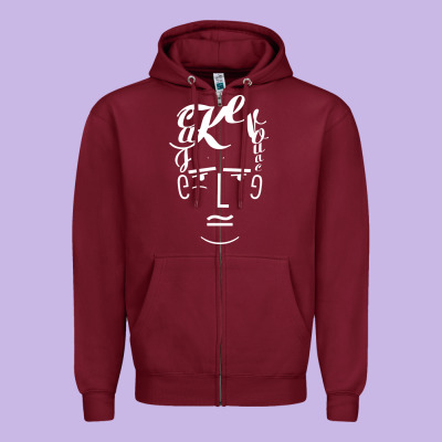 Jack Kerouac Zipper Hoodie Designed By Artisfamous