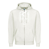 Oatmeal Heather jack kerouac Zipper Hoodie - artisFamous